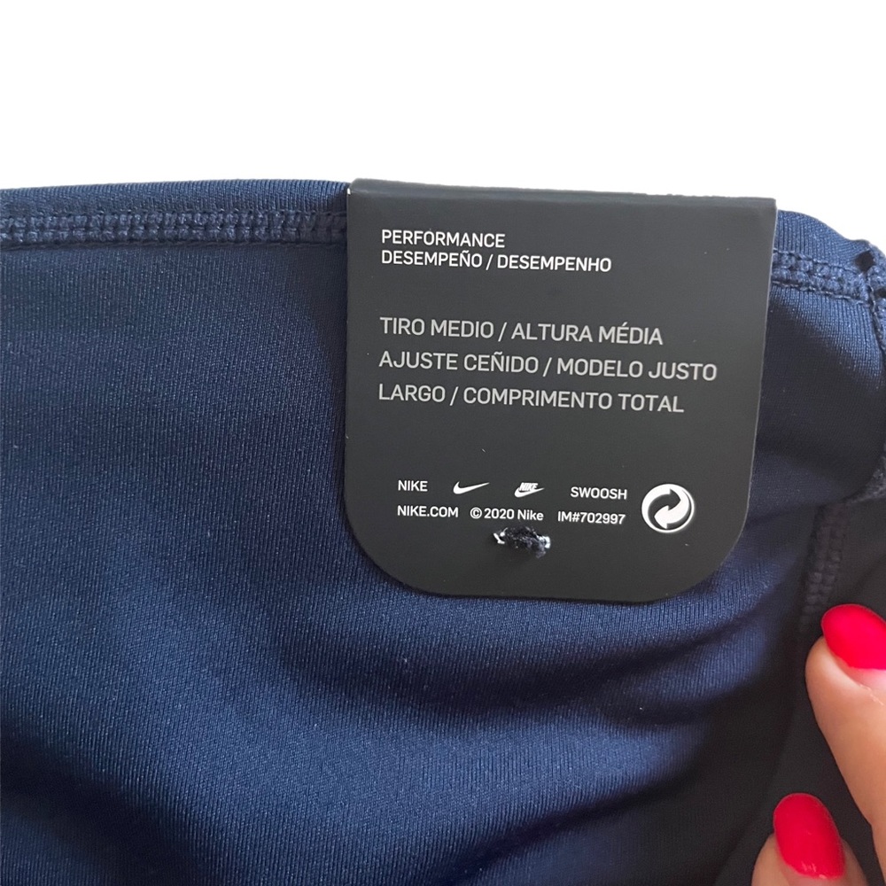 NIKE DRI-FIT ONE - NAVY - WOMEN'S - BNWT - XL TALL - Picture 7 of 11